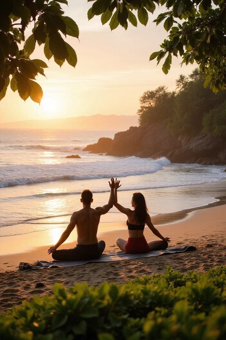 Jatiluwih Bali Peaceful Beach Yoga Sunset Views