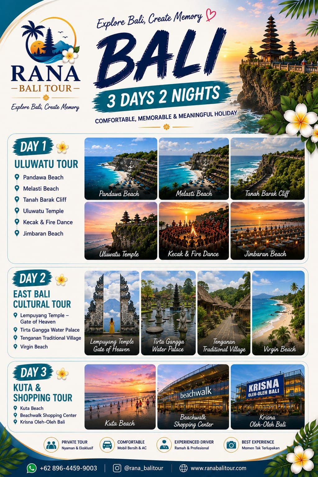 Paket Tour Bali 3 Hari 2 Malam: East Bali Cultural Tour